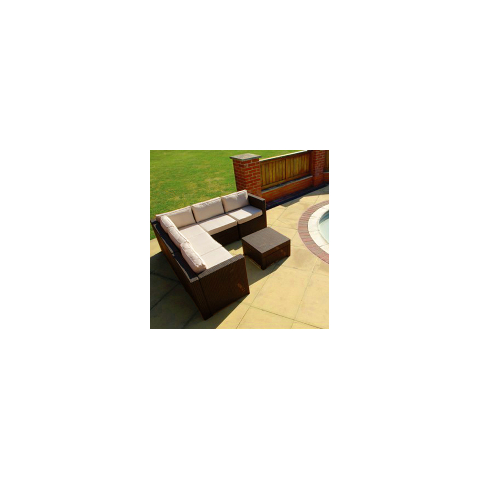 Набор садовой мебели Keter Provence Set коричневый (17190706521) изображение 4