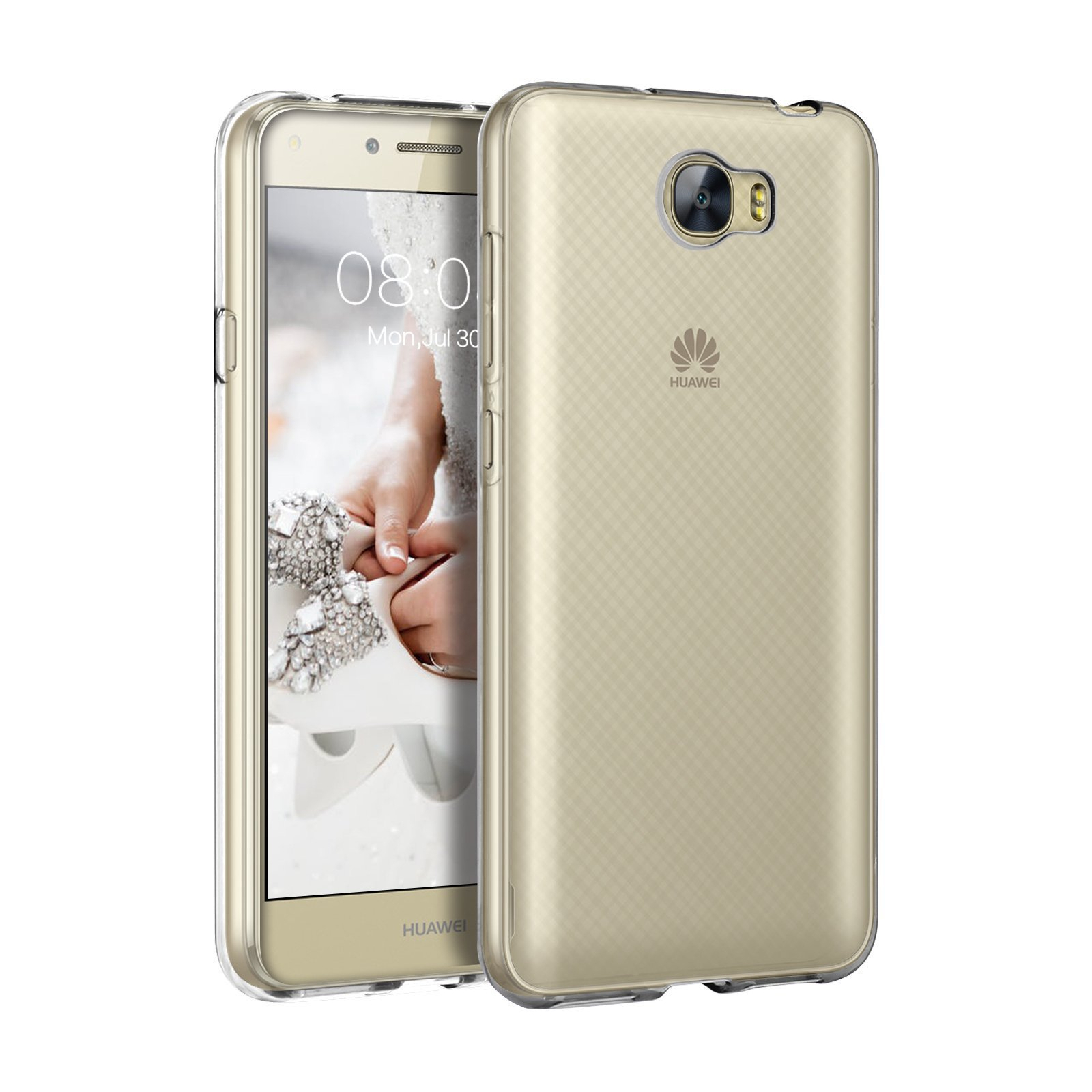 Чехол для мобильного телефона для Huawei Y5 II Clear tpu (transparent) Laudtec (LC-HY5IIT) изображение 2