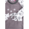 Пижама детская Matilda флисовая с мишками и снежинками (7161-134G-white) изображение 5