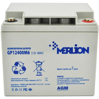 Фото - Батарея для ИБП MERLION Батарея до ДБЖ  12V-40Ah  GP12400M6 (GP12400M6)