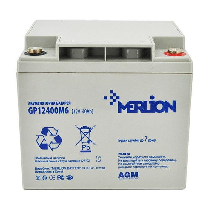 Батарея к ИБП Merlion 12V-40Ah (GP12400M6)