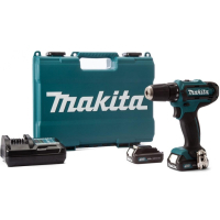 Шуруповерт Makita DF331DWYE, CXT, 10,8В Slider, 1,5Аг х 2шт, DC10WC, кейс, 30 (DF331DWYE) изображение 2