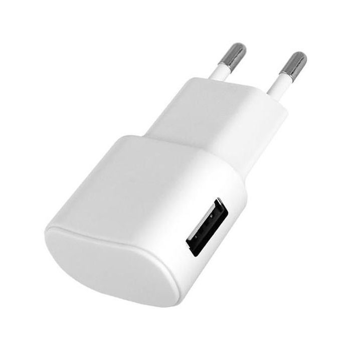 Зарядное устройство Florence USB, 1.0A white (FW-1U010W)