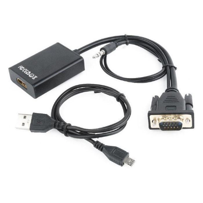 Перехідник VGA to HDMI Cablexpert (A-VGA-HDMI-01)