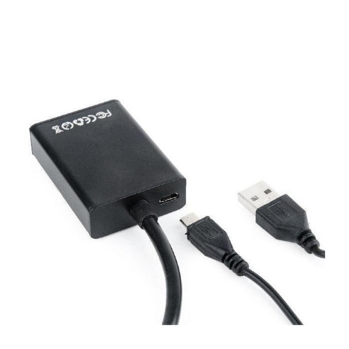 Перехідник VGA to HDMI Cablexpert (A-VGA-HDMI-01) зображення 2