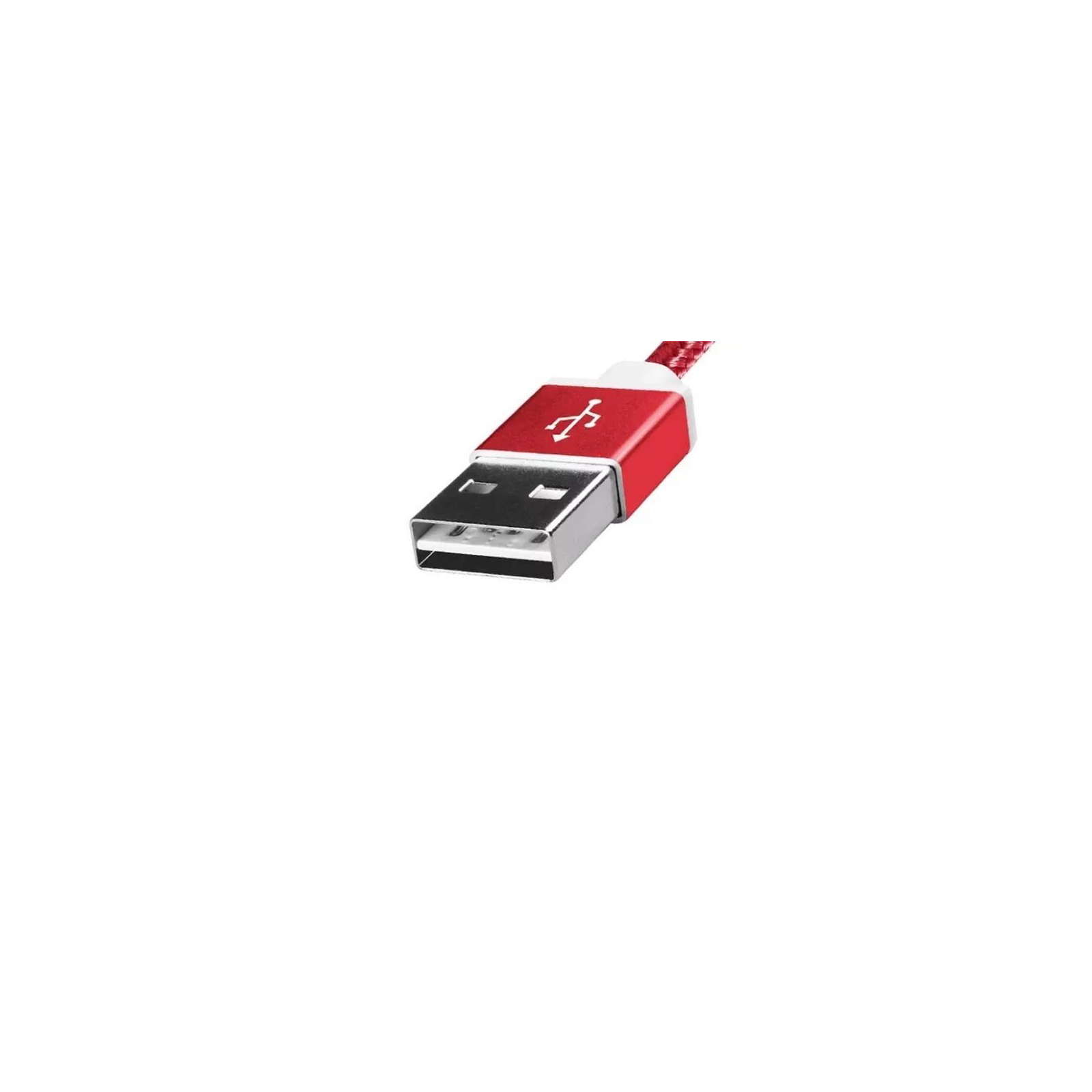 Дата кабель USB 2.0 AM to Micro 5P 1.0m Red ADATA (AMUCAL-100CMK-CRD) изображение 3