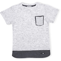 Футболка детская Breeze с карманчиком (11075-140B-gray)