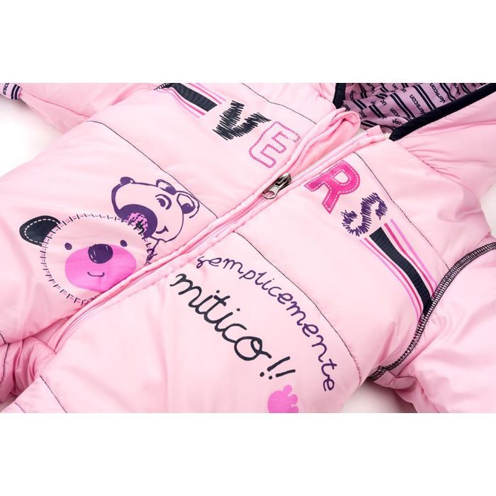 Комбинезон детский Verscon "Bear" (3779-62-pink) изображение 5