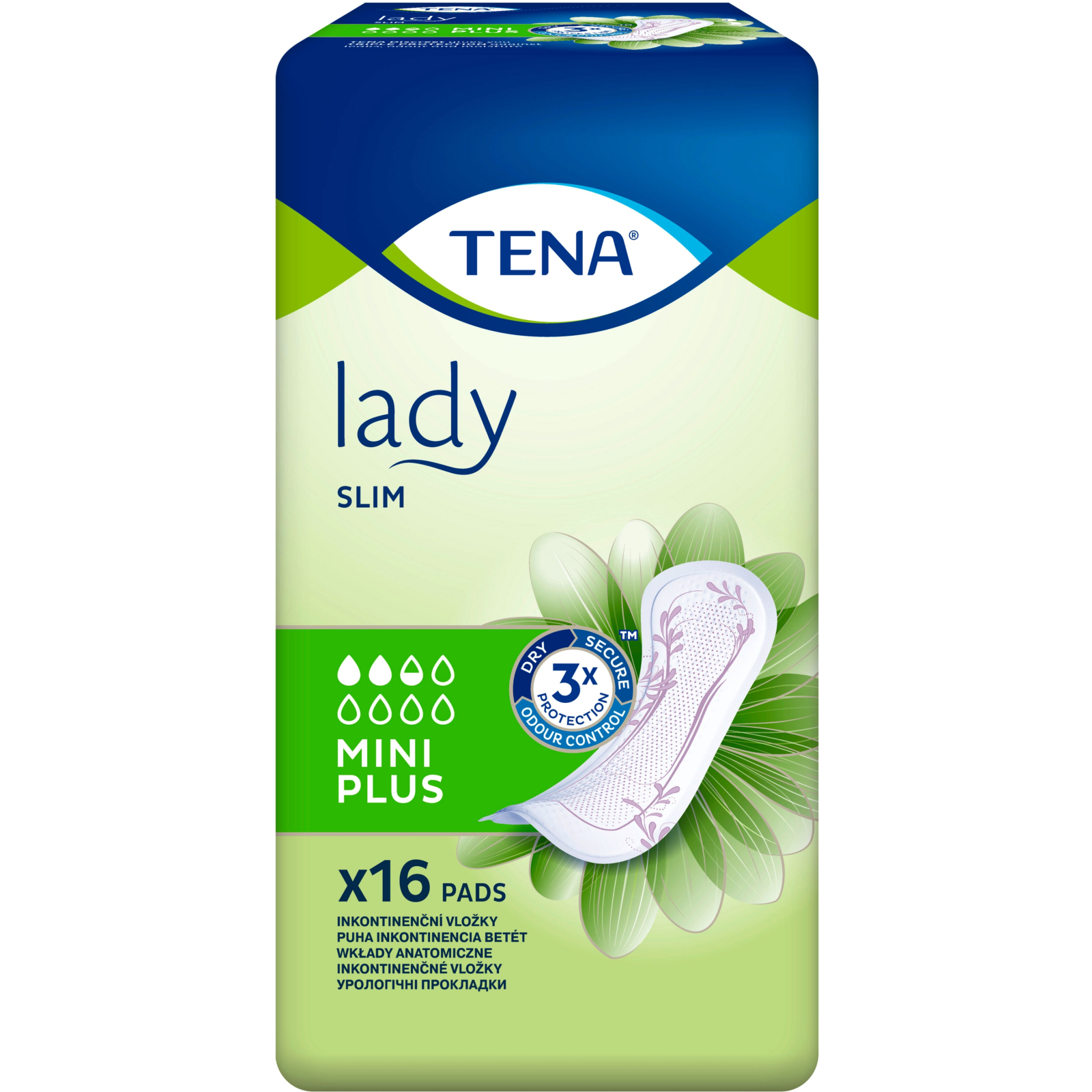 Урологічні прокладки Tena Lady Slim Mini Plus 16 шт. (7322540852868) зображення 2