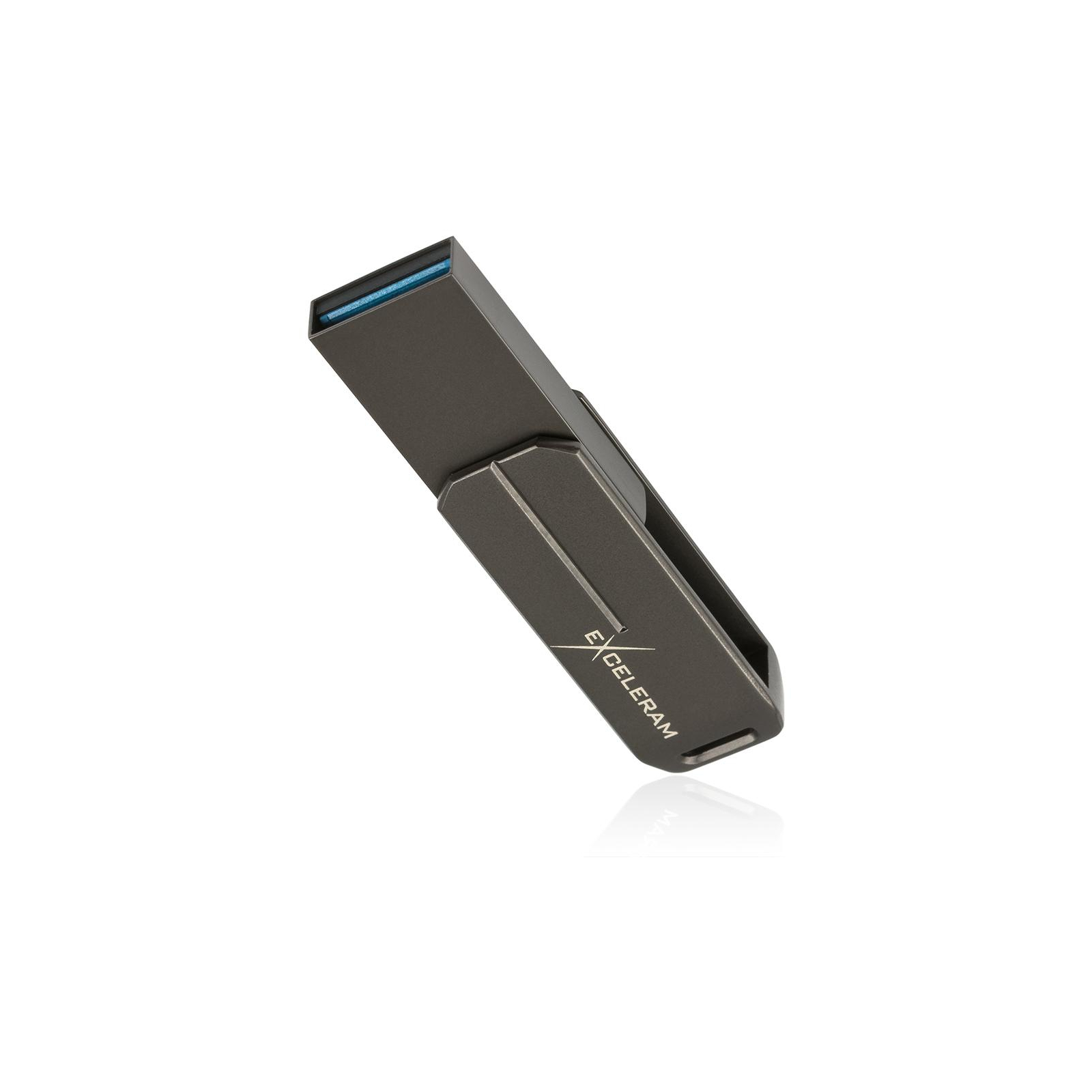 USB флеш накопитель eXceleram 128GB U3 Series Dark USB 3.1 Gen 1 (EXP2U3U3D128) изображение 3