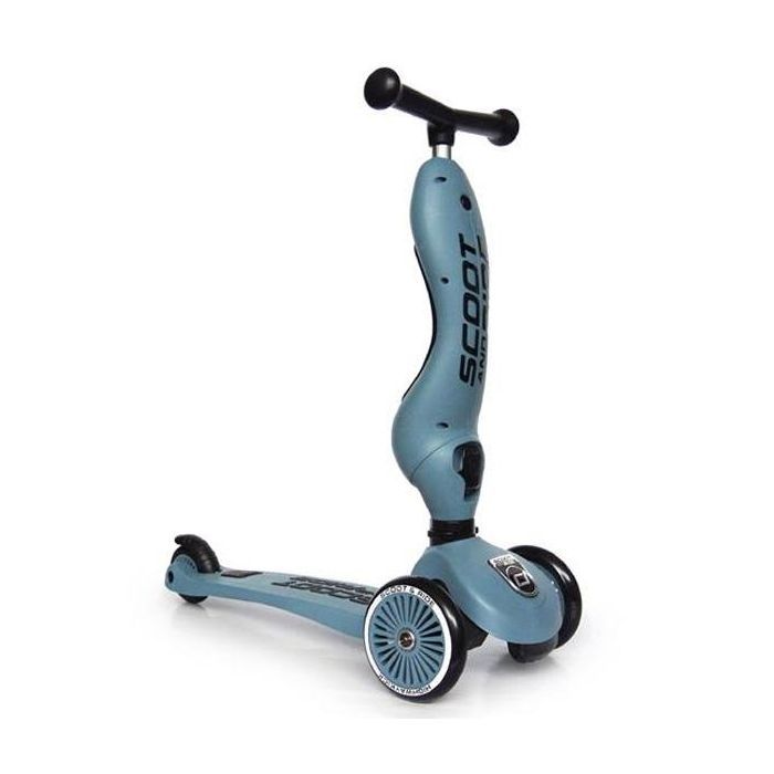 Самокат Scoot&Ride Highwaykick-1 Серо-синий (SR-160629-STEEL) изображение 2