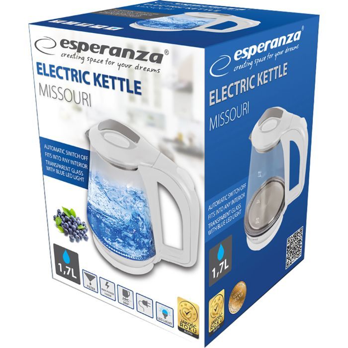 Электрочайник Esperanza EKK 024 W (EKK024W) изображение 3