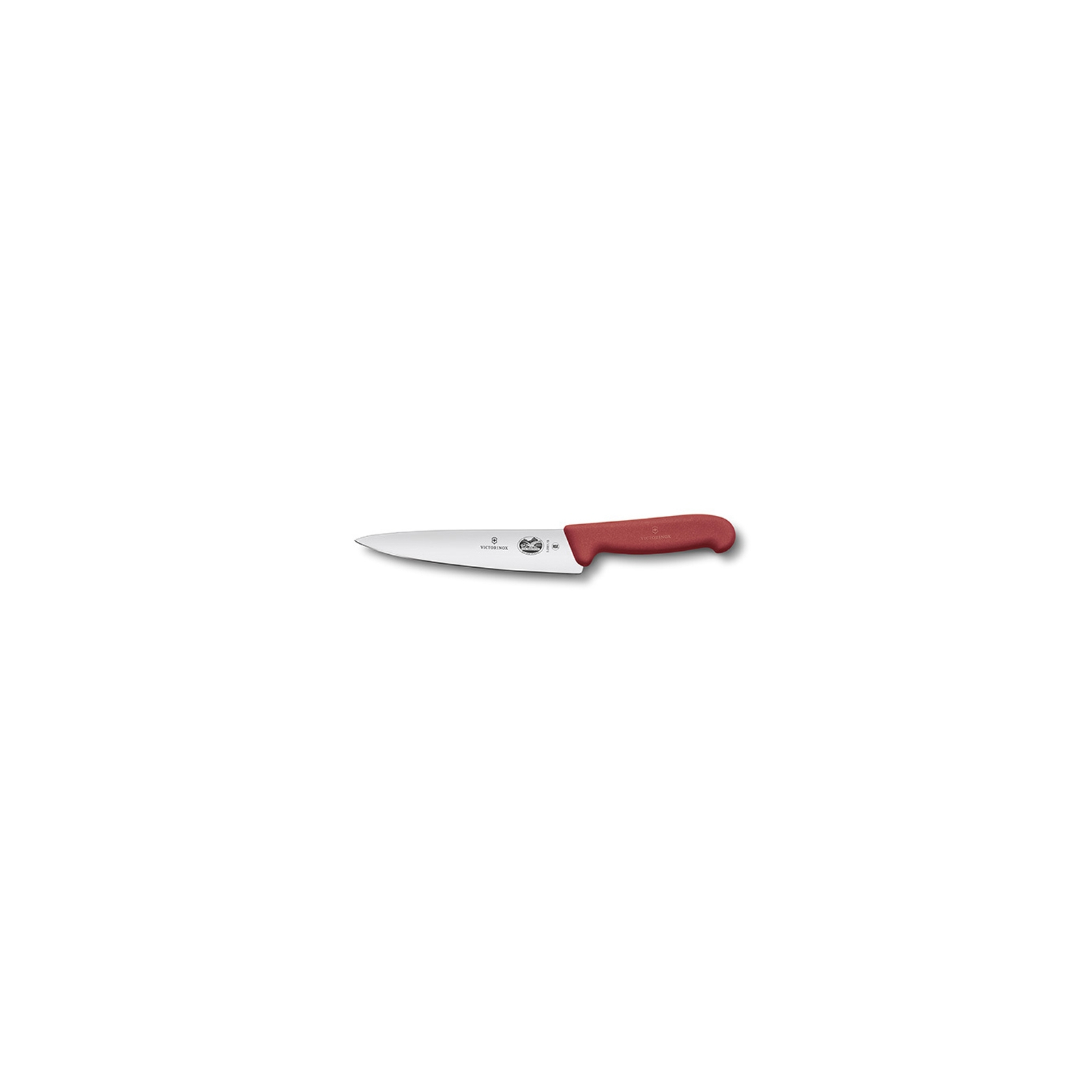 Кухонный нож Victorinox Fibrox разделочный 19 см, красный (5.2001.19)