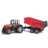 Спецтехніка Bruder Трактор Massey Ferguson 7480 з причепом М1:16 (02045)