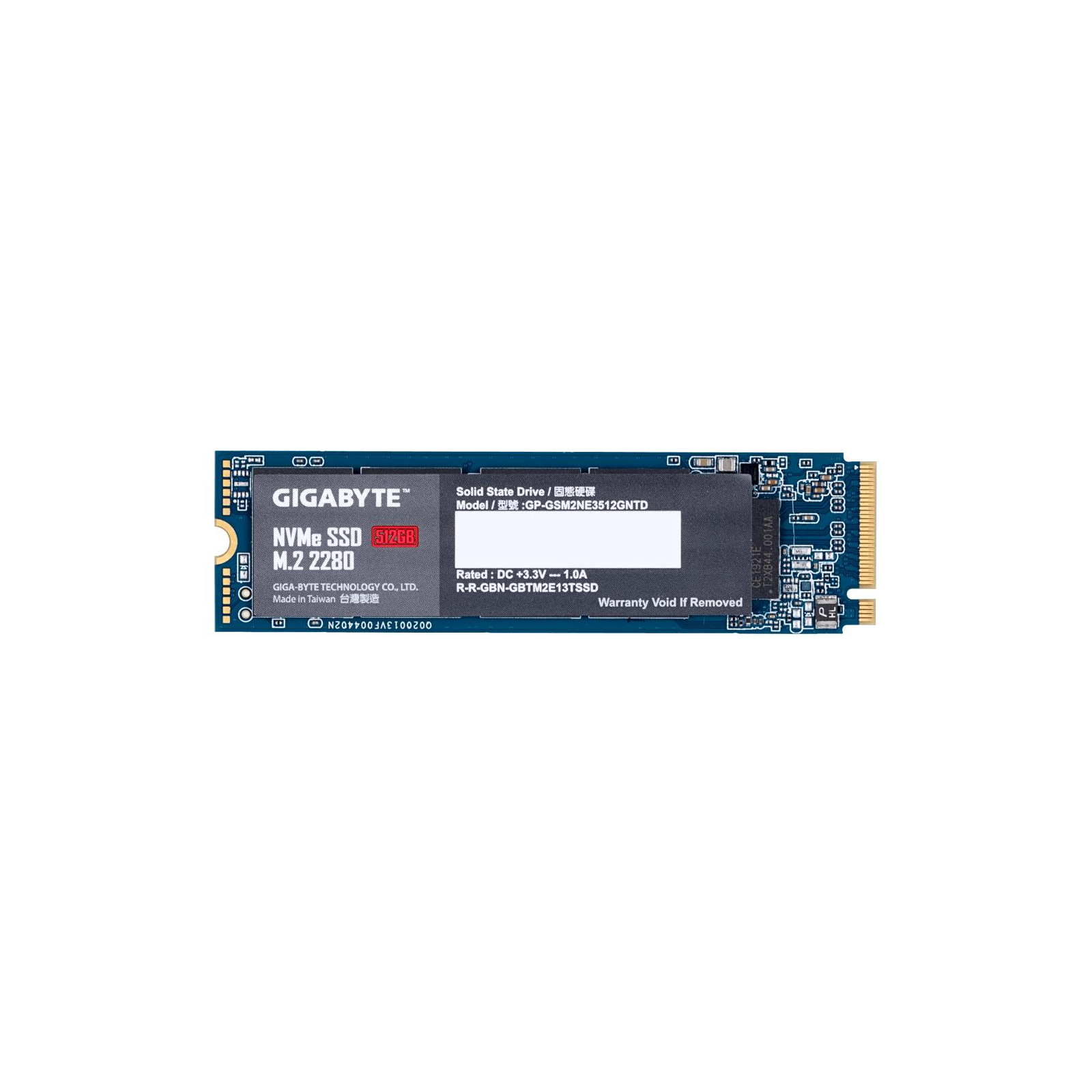 Накопичувач SSD M.2 2280 512GB GIGABYTE (GP-GSM2NE3512GNTD) зображення 2