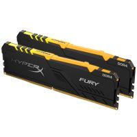 Модуль пам'яті для комп'ютера DDR4 16GB (2x8GB) 3600 MHz HyperX Fury RGB Kingston Fury (ex.HyperX) (HX436C17FB3AK2/16) зображення 2