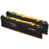 Модуль пам'яті для комп'ютера DDR4 16GB (2x8GB) 3600 MHz HyperX Fury RGB Kingston Fury (ex.HyperX) (HX436C17FB3AK2/16) зображення 2