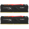 Модуль пам'яті для комп'ютера DDR4 16GB (2x8GB) 3600 MHz HyperX Fury RGB Kingston Fury (ex.HyperX) (HX436C17FB3AK2/16)