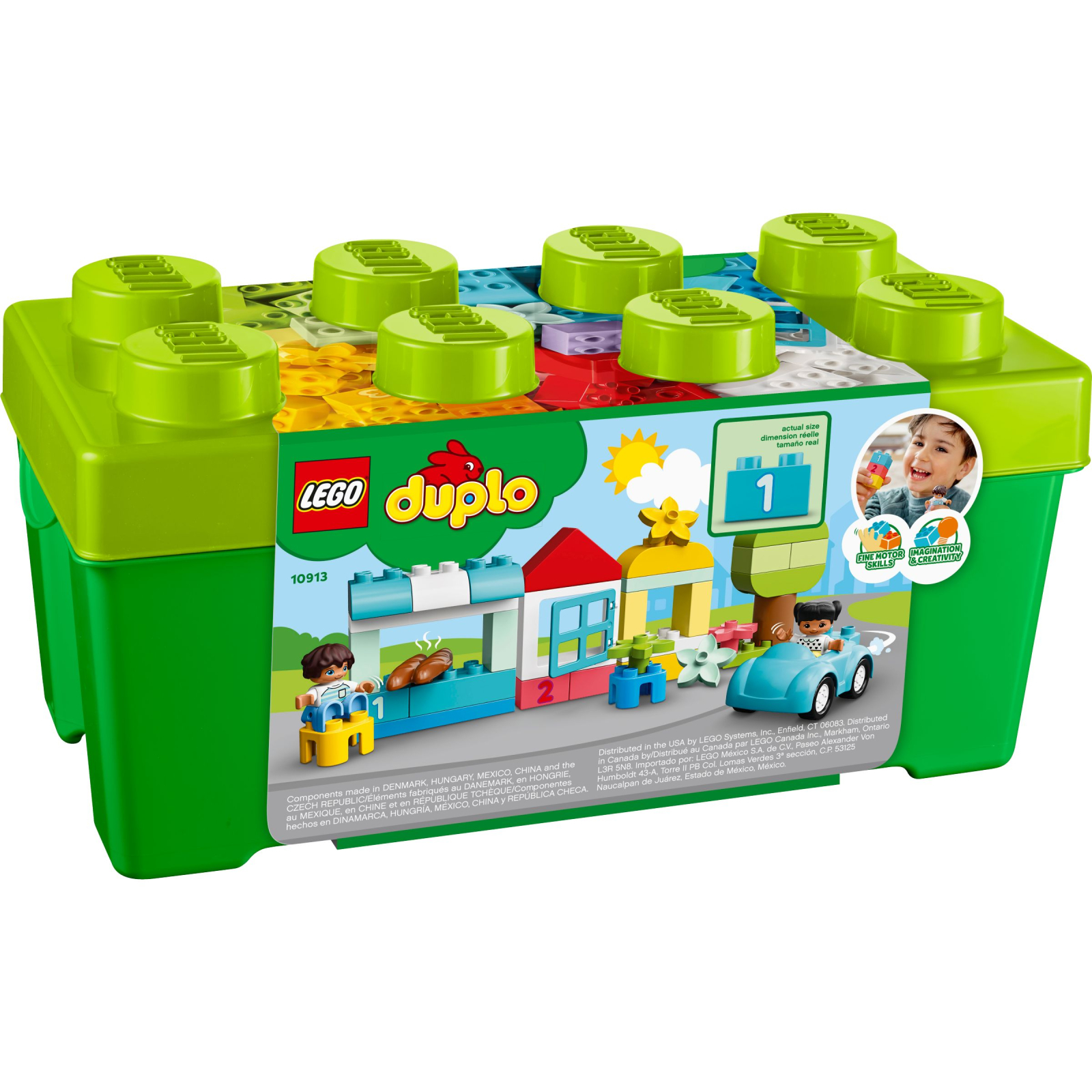 Конструктор LEGO DUPLO Classic Коробка з кубиками 65 деталей (10913) зображення 4