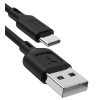 Дата кабель USB 2.0 AM to Type-C 1.2m Fast T-C829 Black T-Phox (T-C829 Black) изображение 2