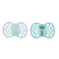 Пустышка Nuvita Air55 Explore 0m+ ортодонтическая (светится в темноте) (NV7066GM)