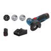 Шліфувальна машина Bosch Professional GWS 12V-76 акумуляторная, 2x3,0 Ач (0.601.9F2.00B) зображення 2