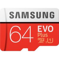 Карта памяти Samsung 64GB microSDXC class 10 UHS-I U1 Evo Plus V2 (MB-MC64HA/RU) изображение 2