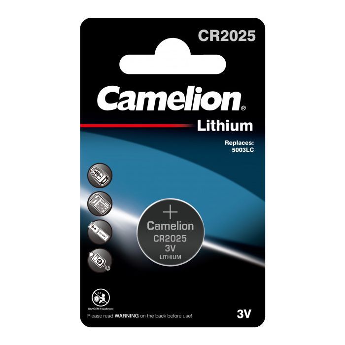 Батарейка CR 2025 Lithium * 1 Camelion (CR2025-BP1)