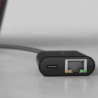 Переходник USB-C - Ethernet 60W PD, black Belkin (INC001BTBK) изображение 5