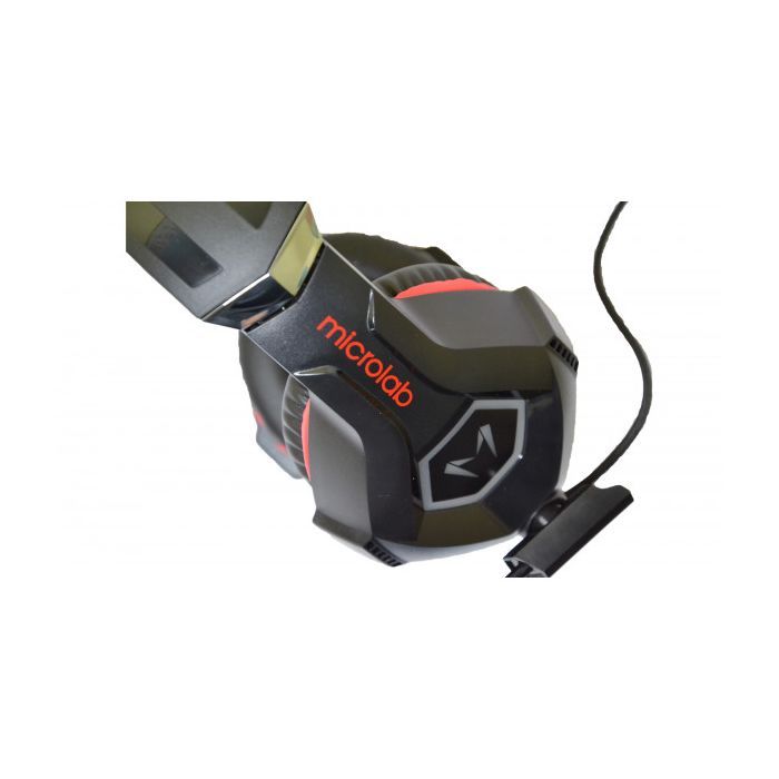 Наушники Microlab G7 Black-Red (G7_b+r) изображение 6