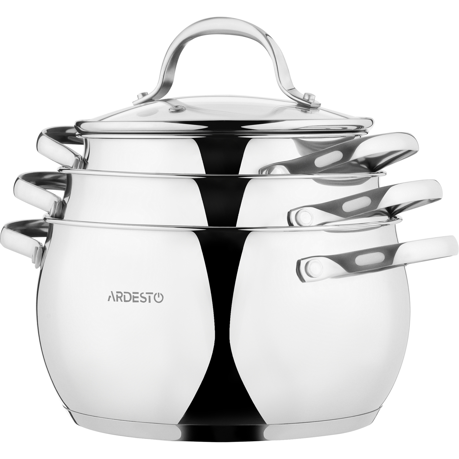 Набор посуды Ardesto Gemini 6 предметов (AR1906GSS) изображение 2