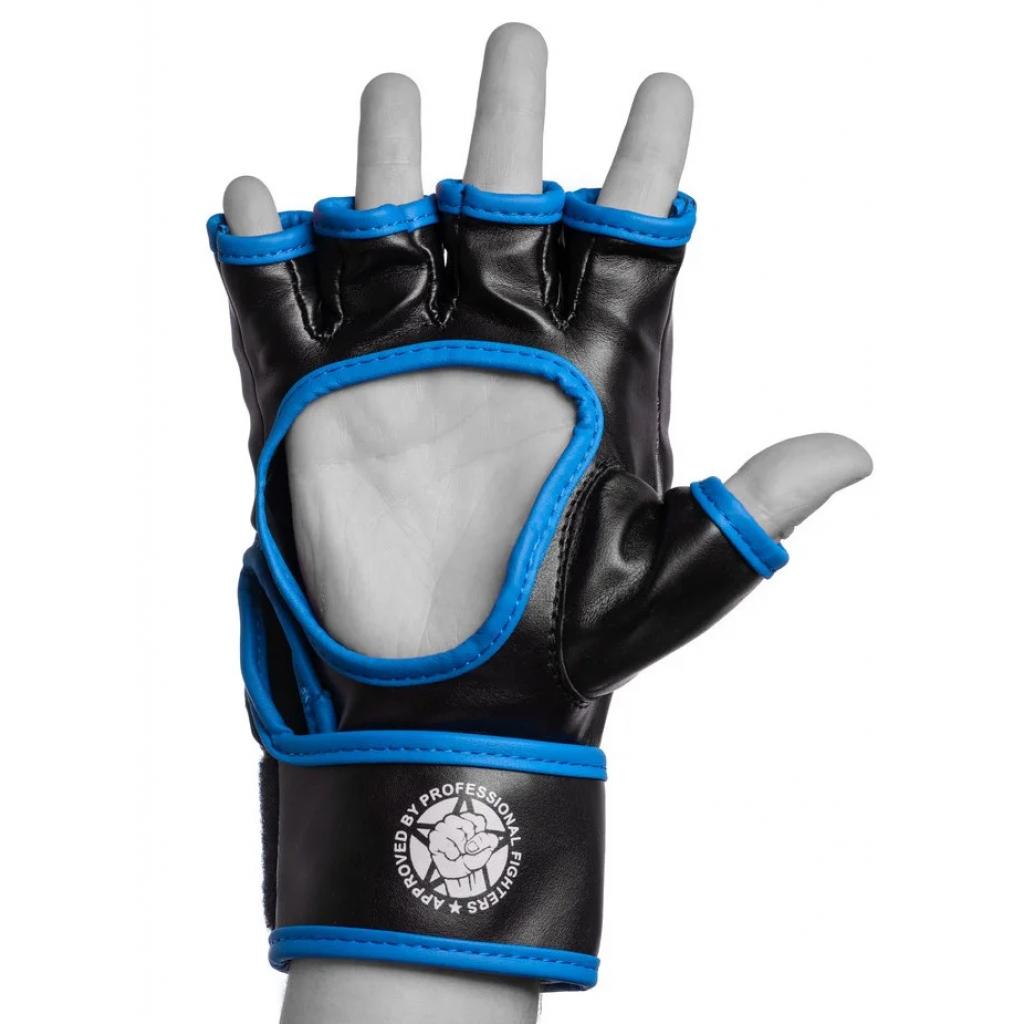 Перчатки для MMA PowerPlay 3055 S Black/Blue (PP_3055_S_Blue) изображение 2