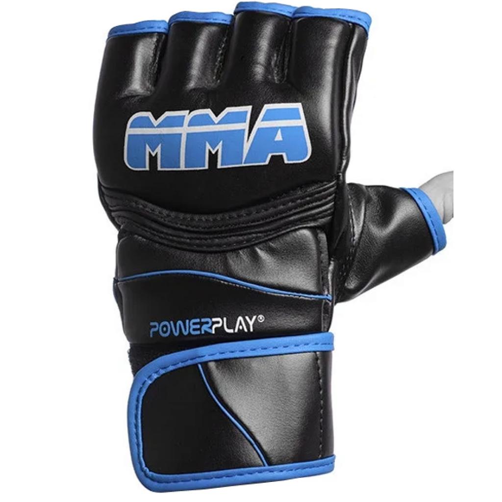 Рукавички для MMA PowerPlay 3055 S Black/Blue (PP_3055_S_Blue)