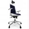 Офісне крісло Barsky Freelance White/Blue (BFB-02) зображення 9