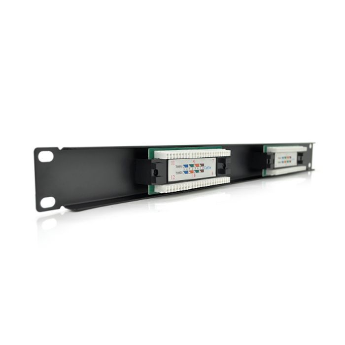 Патч-панель 19" 12хRJ-45 UTP 1U cat.5e Pipo (PP125191U) изображение 2