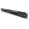 Патч-панель 19" 12хRJ-45 UTP 1U cat.5e Pipo (PP125191U)