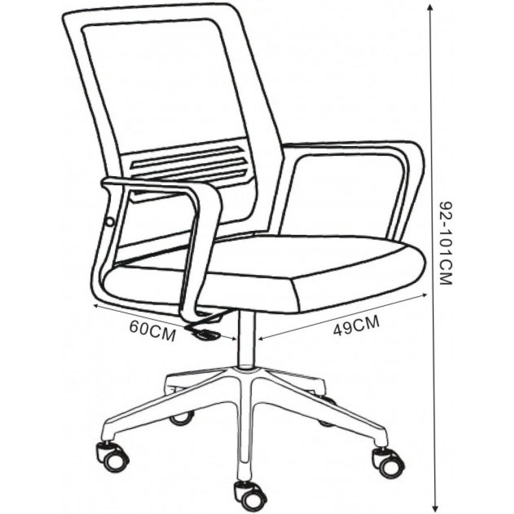Офісне крісло Сектор Dedal зображення 3