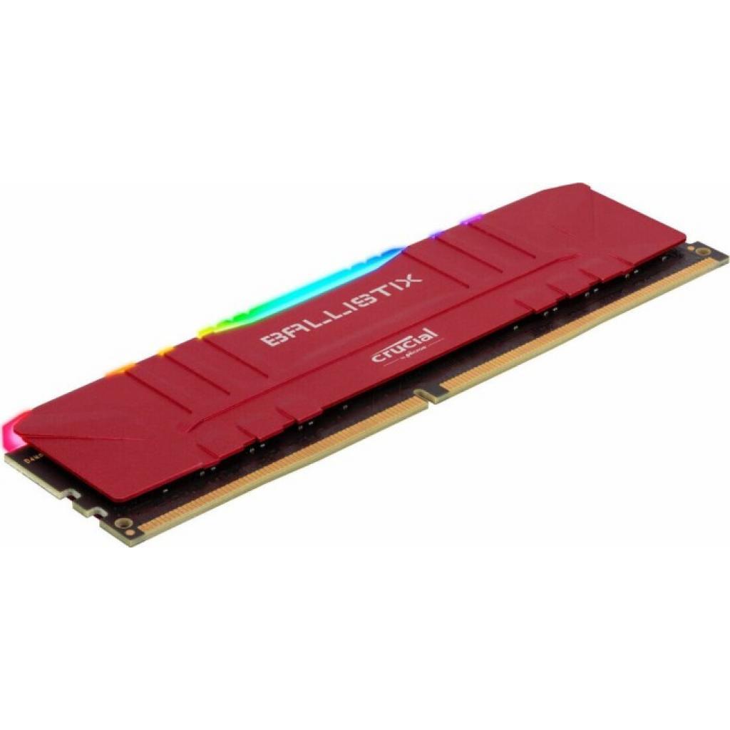 Модуль пам'яті для комп'ютера DDR4 8GB 3200 MHz Ballistix Red RGB Micron (BL8G32C16U4RL) зображення 2