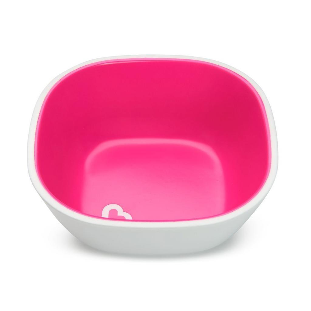 Тарелка детская Munchkin Splash Bowls 2шт. Розовая и фиолетовая (46725.02) изображение 3