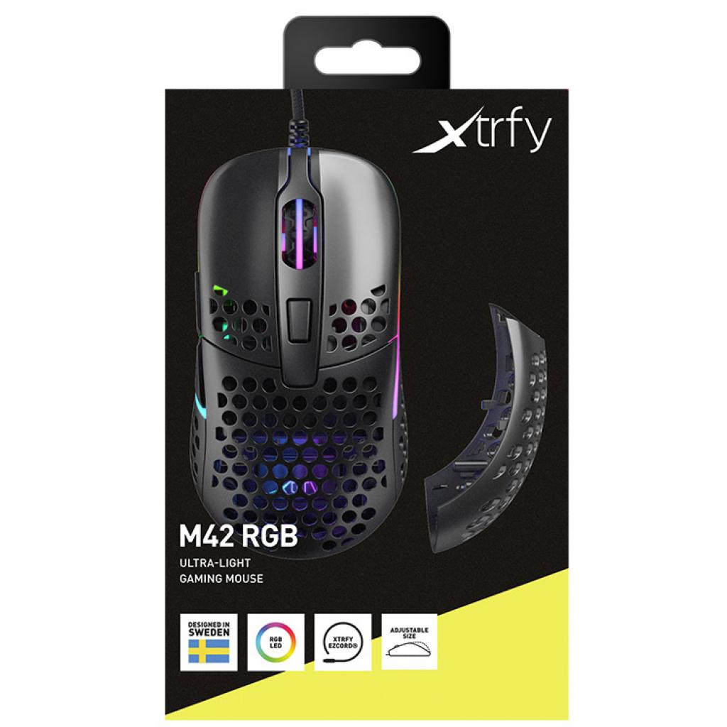 Мишка Xtrfy M42 RGB Black (XG-M42-RGB-BLACK) зображення 9