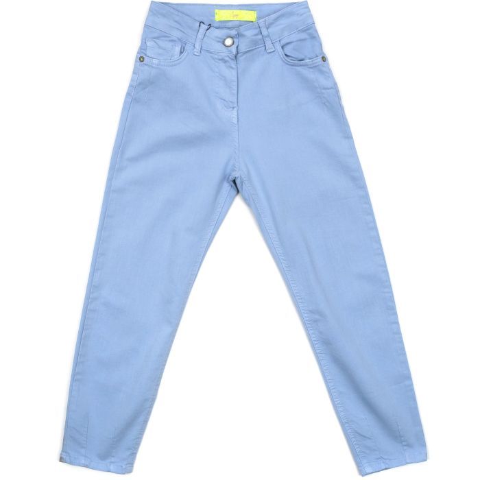Джинсы детские A-Yugi с высокой талией (9255-146G-blue)
