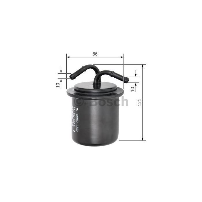 Фильтр топливный Bosch 0 986 450 114 изображение 5