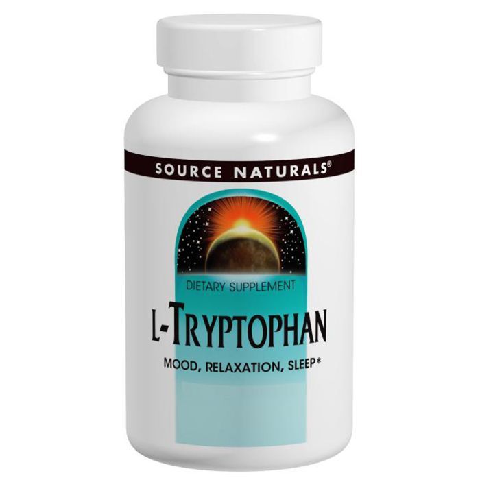 Аминокислота Source Naturals L-Триптофан, 500 мг, 30 таблеток (SN1978)
