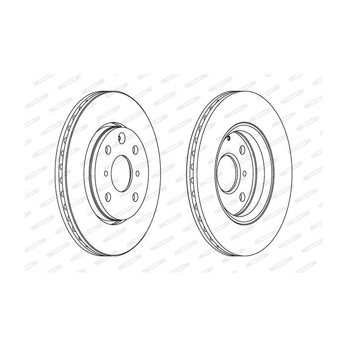 Гальмівний диск FERODO DDF1527