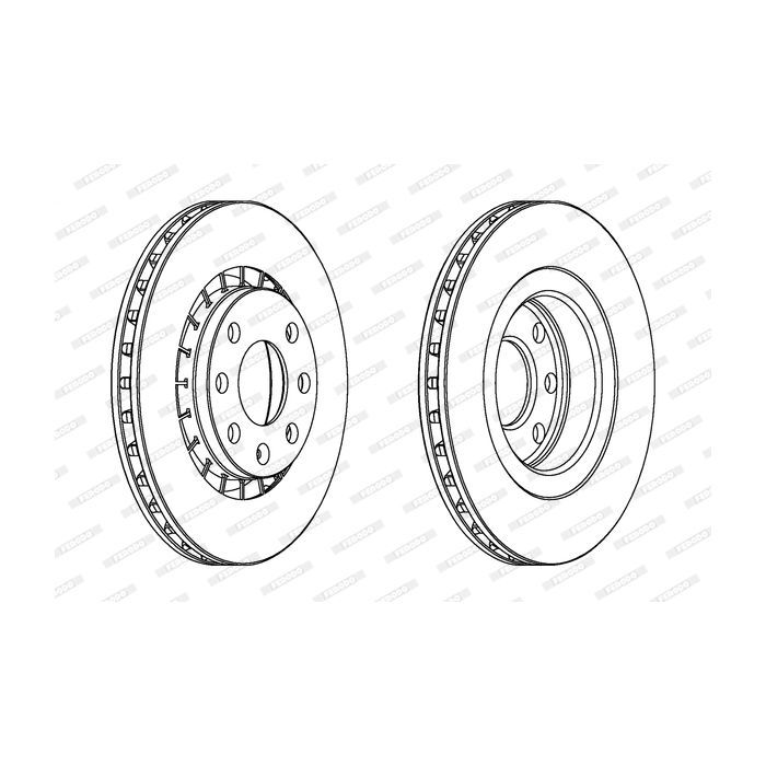 Тормозной диск FERODO DDF206
