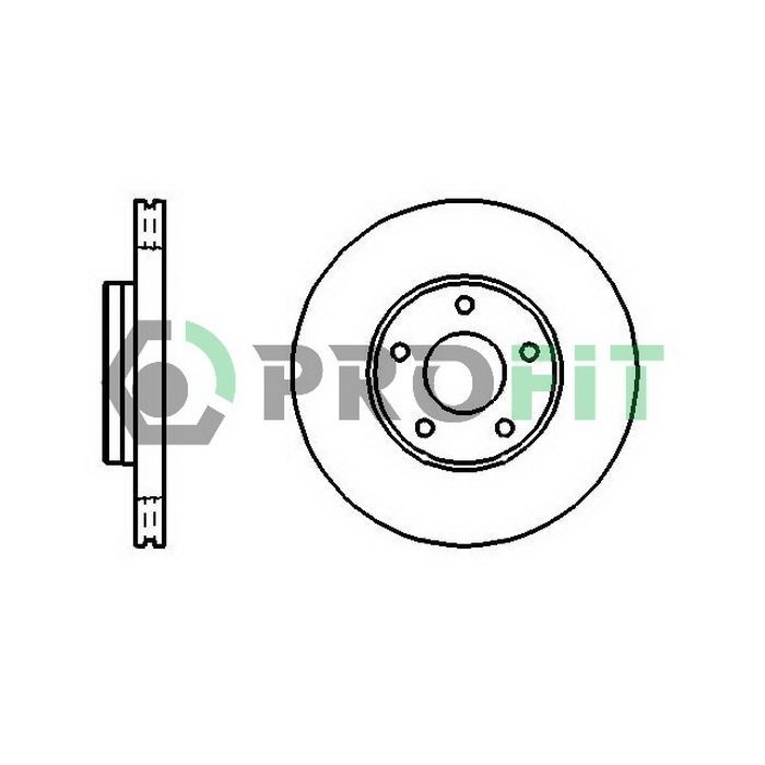 Тормозной диск Profit 5010-1222
