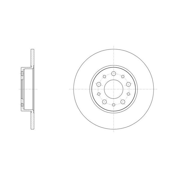 Гальмівний диск REMSA 61500.00