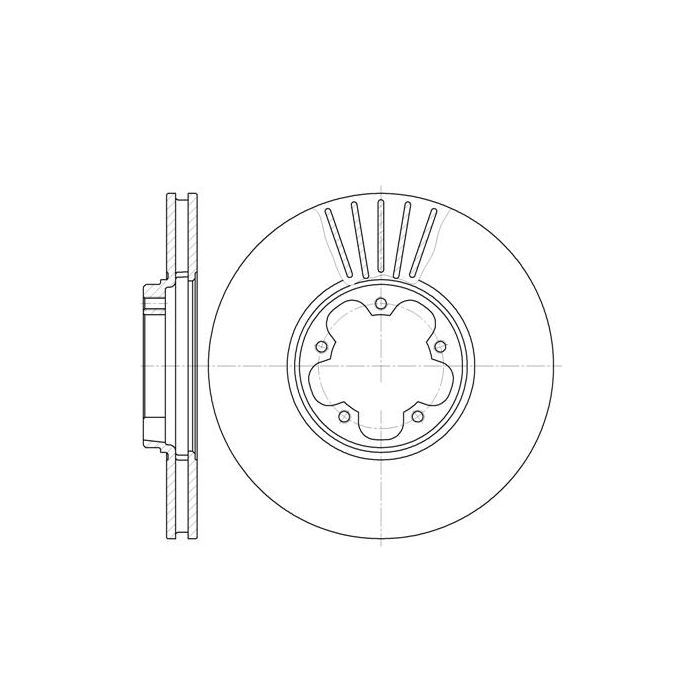 Тормозной диск REMSA 6609.10