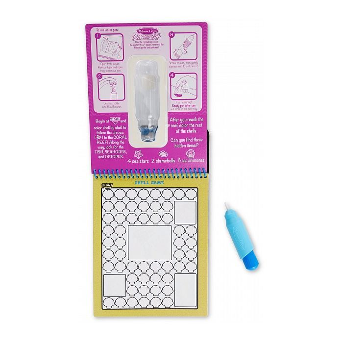 Набір для творчості Melissa&Doug чарівна водна розмальовка Підводні шляхи (MD30179) зображення 2