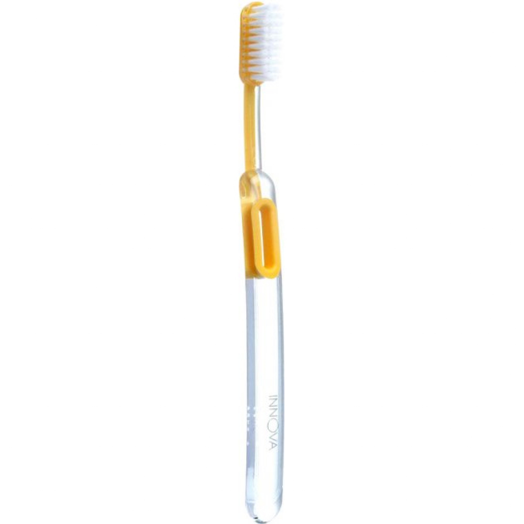 Зубная щетка Innova для чувствительных зубов с ионами серебра мягкая Желтая (4603014006455) изображение 2